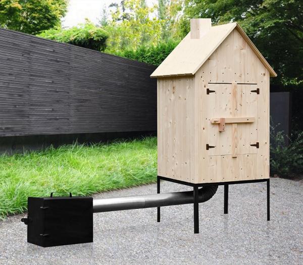Záhradná udiareň TOHOS KOMPLET SET veľká, 66x57x115 cm