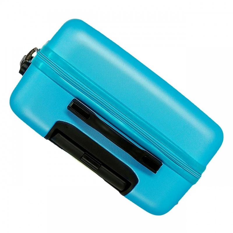 Sada ABS cestovných kufrov ROLL ROAD FLEX Azul Claro, 55-65cm, 584956A