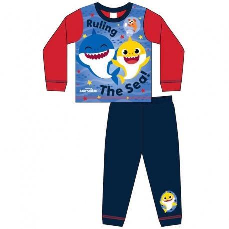TDP Textiles Chlapčenské bavlnené pyžamo BABY SHARK - 4 roky (104cm)