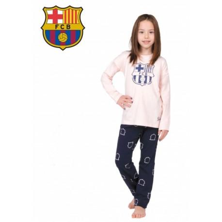 MADNESS Dievčenské bavlnené pyžamo FC BARCELONA (BC03192) - 12 rokov (152cm)