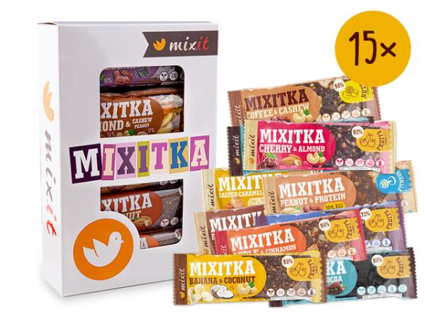 Mixit Darčeková krabička Mixitiek (15 ks) 670 g