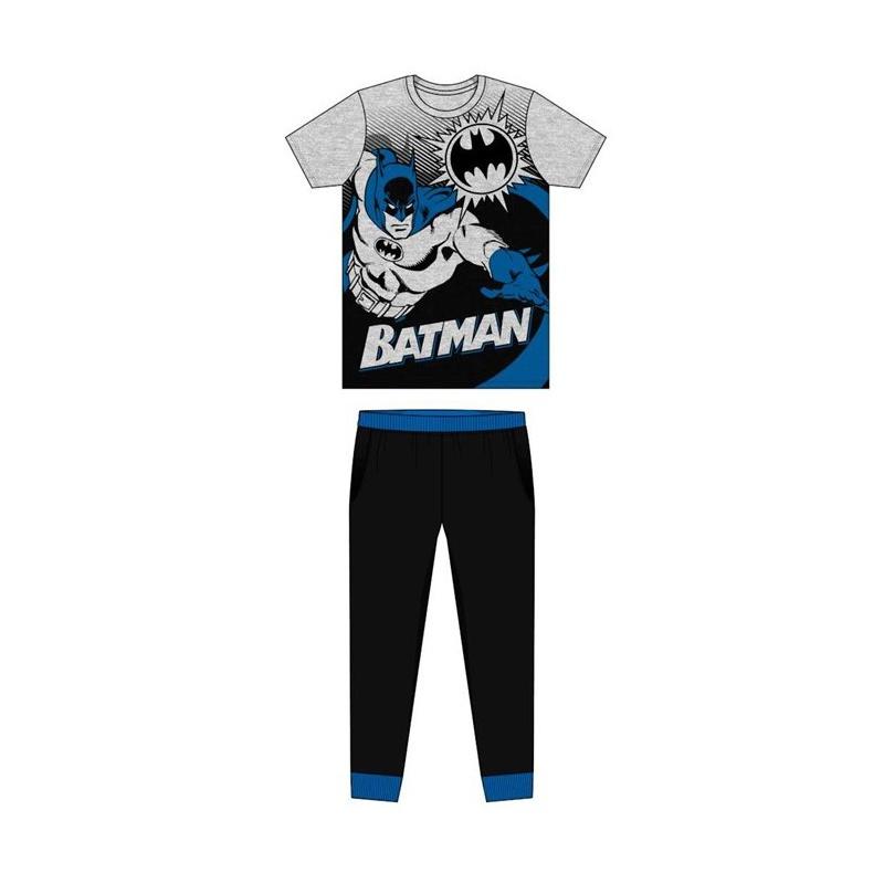 TDP Textiles Pánske bavlnené pyžamo BATMAN Grey - XL (extra large)