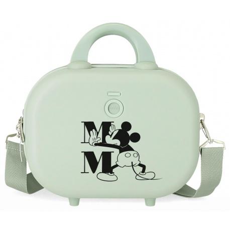 JOUMMA BAGS ABS kozmetický kufrík MICKEY MOUSE Happines Verde, 21x29x15cm, 9L, 3663924