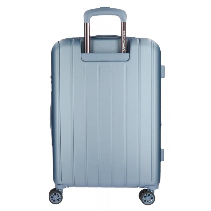 MOVOM Wood Steel Blue, Škrupinový cestovný kufor, 68x48x27cm, 72L, 5319263 (medium exp.)