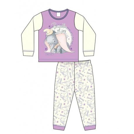 TDP Textiles Dievčenské bavlnené pyžamo DISNEY DUMBO Baby - 6-9 mesiacov (74cm)