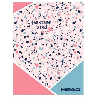 HEAD Pink Terrazzo, Zošit štvorčekový 565 (5x5mm), A5, 60 listov, 102020002