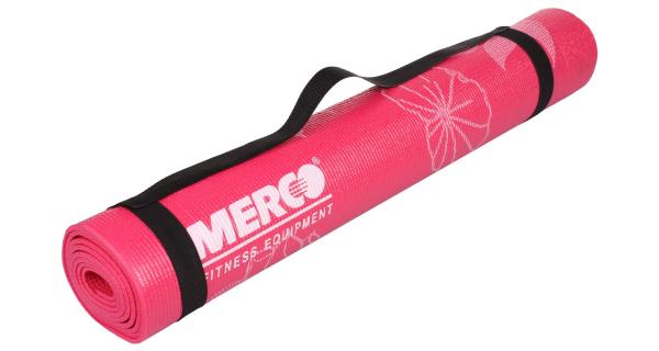 Merco Print PVC 4 Mat podložka na cvičenie 173 x 61 x 0,4 cm ružová
