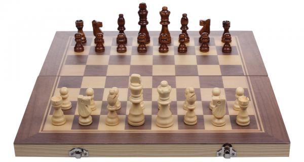 Merco Drevené šachy 3v1