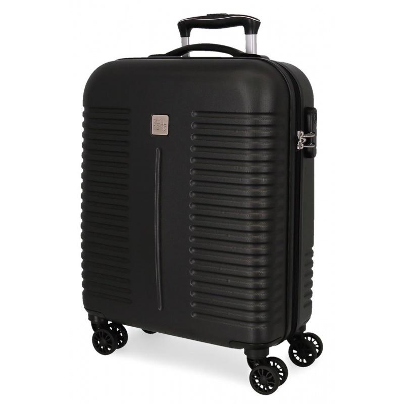JOUMMA BAGS ABS Cestovný kufor INDIA Negro, 55x40x20cm, 38L, 5089121 (small)