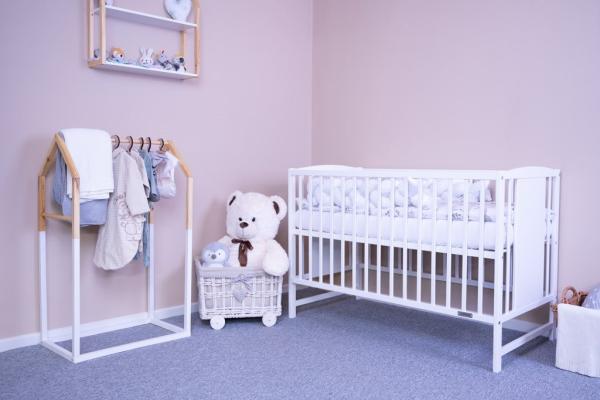 Detská postieľka New Baby POLLY štandard biela