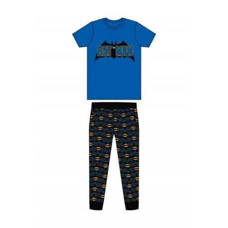 TDP Textiles Pánske bavlnené pyžamo BATMAN Blue - S (small)
