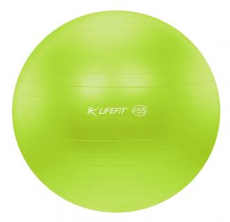 Gymnastická lopta LIFEFIT ANTI-BURST 55 cm, zelená