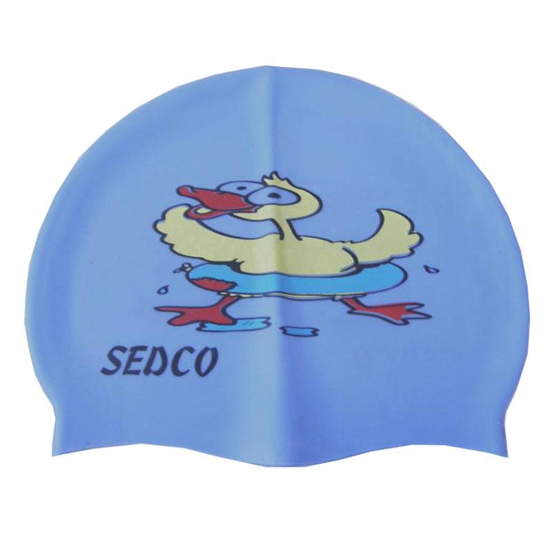 Plavecká čiapka SEDCO SILICON detská modrá
