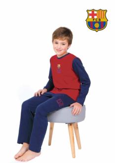 MADNESS Chlapčenské bavlnené pyžamo FC BARCELONA (BC03193) - 8 rokov (128cm)
