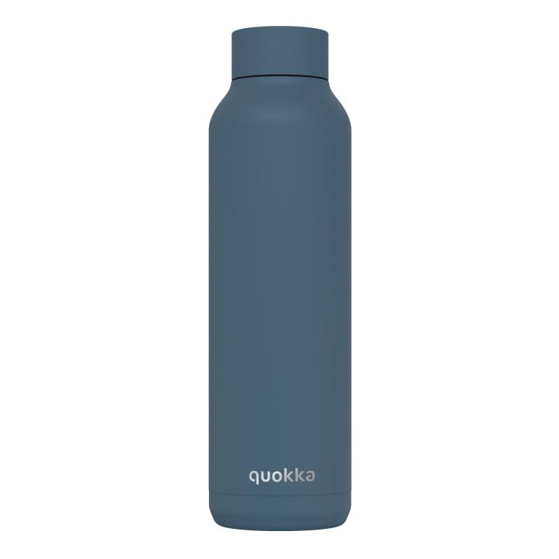 Quokka Solid, Nerezová fľaša / termoska Stone Blue, 630ml, 12094