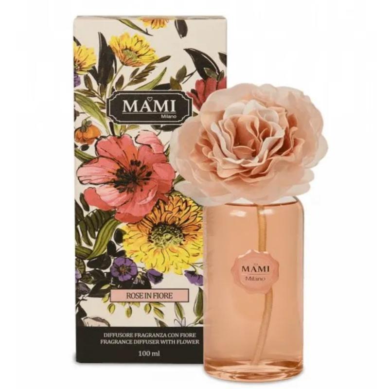 Rose in Fiore - Ruža v Rozkvete, Luxusný kvetinový difuzér, 500ml